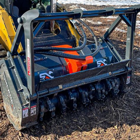 maine skid steer mulcher|shearex mulcher.